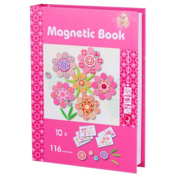 Развивающая игра Magnetic Book Фантазия, многоцветный